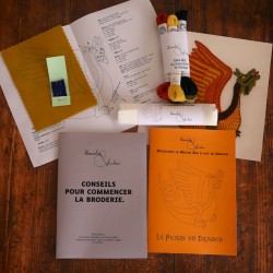 Kit de broderie médiévale : Le festin du Dragon