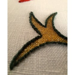 Kit de broderie débuant : L'Or du Dragon