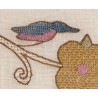 Kit de broderie médiévale : le Jardin aux Oiseaux