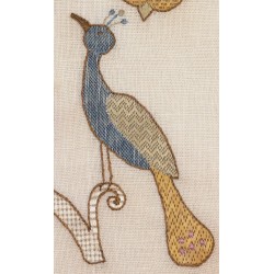 Kit de broderie médiévale : le Jardin aux Oiseaux